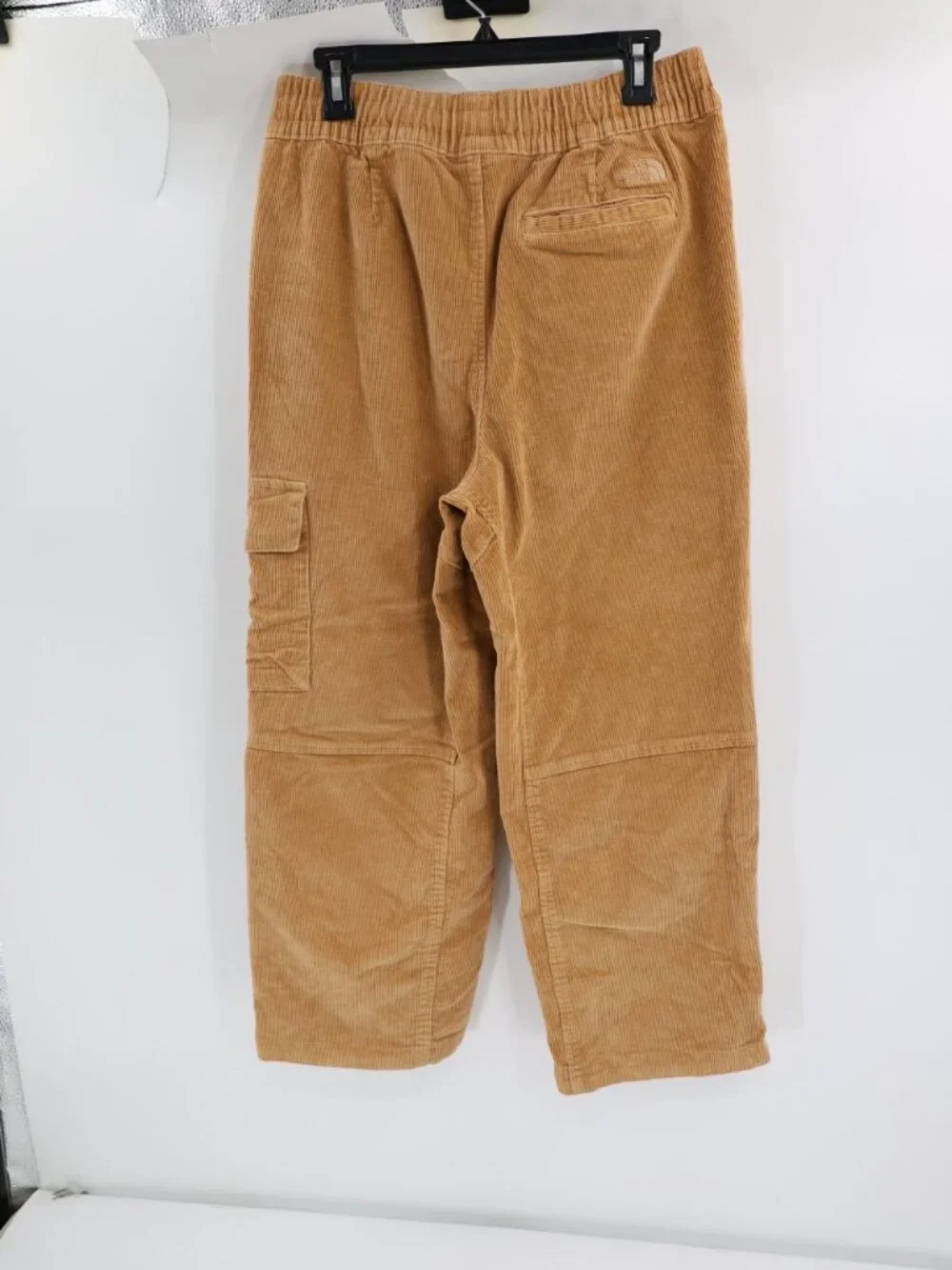 The North Face Pants Mens Medium Corduroy Cargo Elastic Waist High Rise Brown
